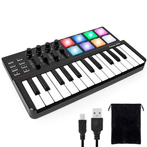 Amazon.com: Midi Controller, lotmusic Worlde TUNA PANDA MINI 25